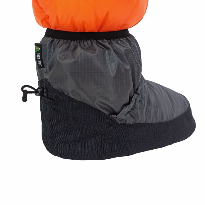 ROCK FRONT Camp 2 bivvy shoes on feet