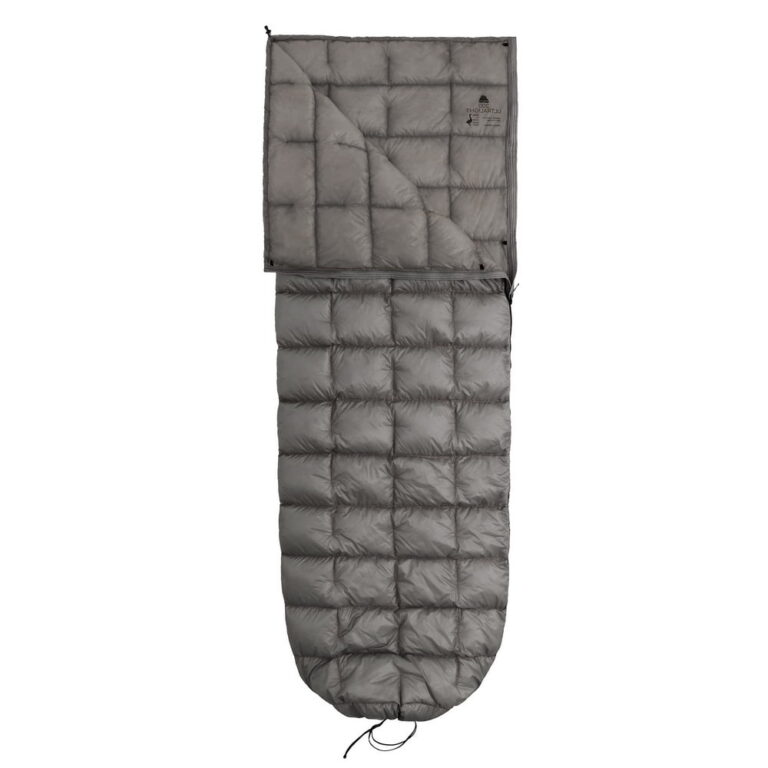 ROCK FRONT 200 Ultralight down sleeping bag grey