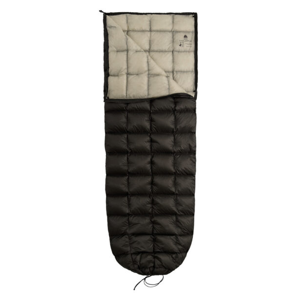 ROCK FRONT 200 Ultralight down sleeping bag antracite