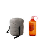 ROCK FRONT 450 Ultralight three season down sleeping bag compressed