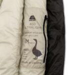 ROCK FRONT 450 Ultralight three season down sleeping bag inside pocket