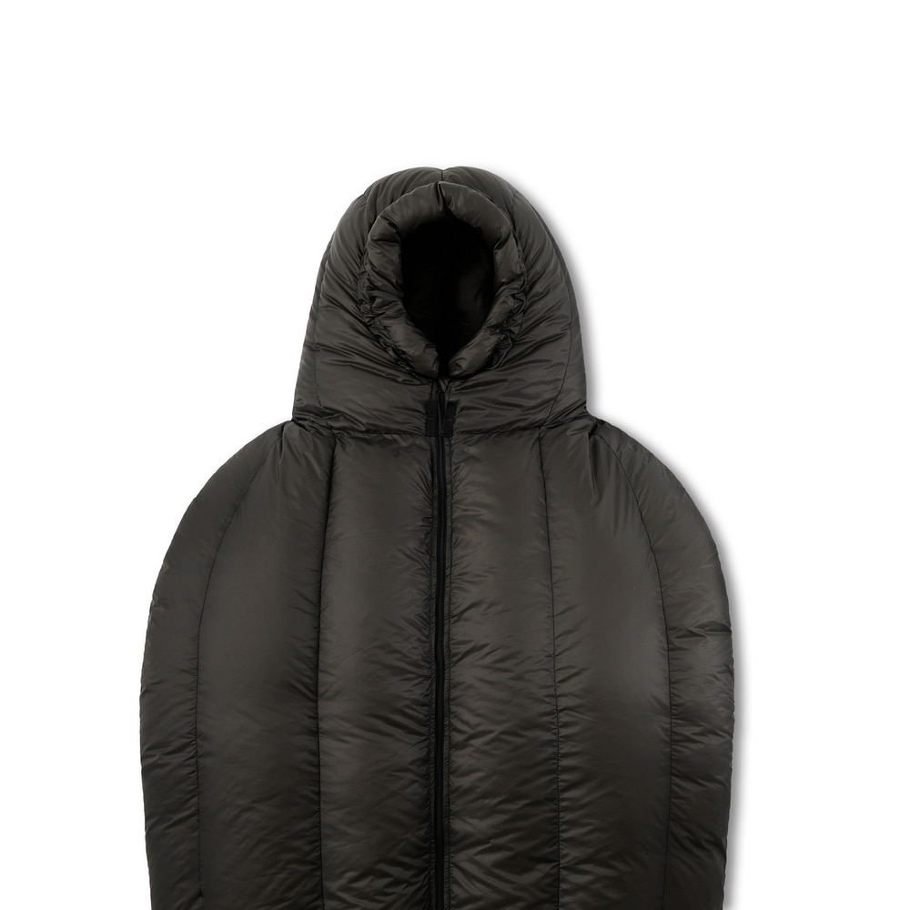 ROCK FRONT 450 Ultralight three season down sleeping bag antracite