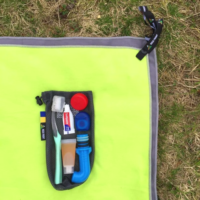 ROCK FRONT packaple hiking towel photo