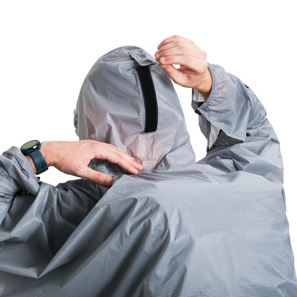 Ultralight outdoor rain jacket ROCK FRONT Rain Hoody hood