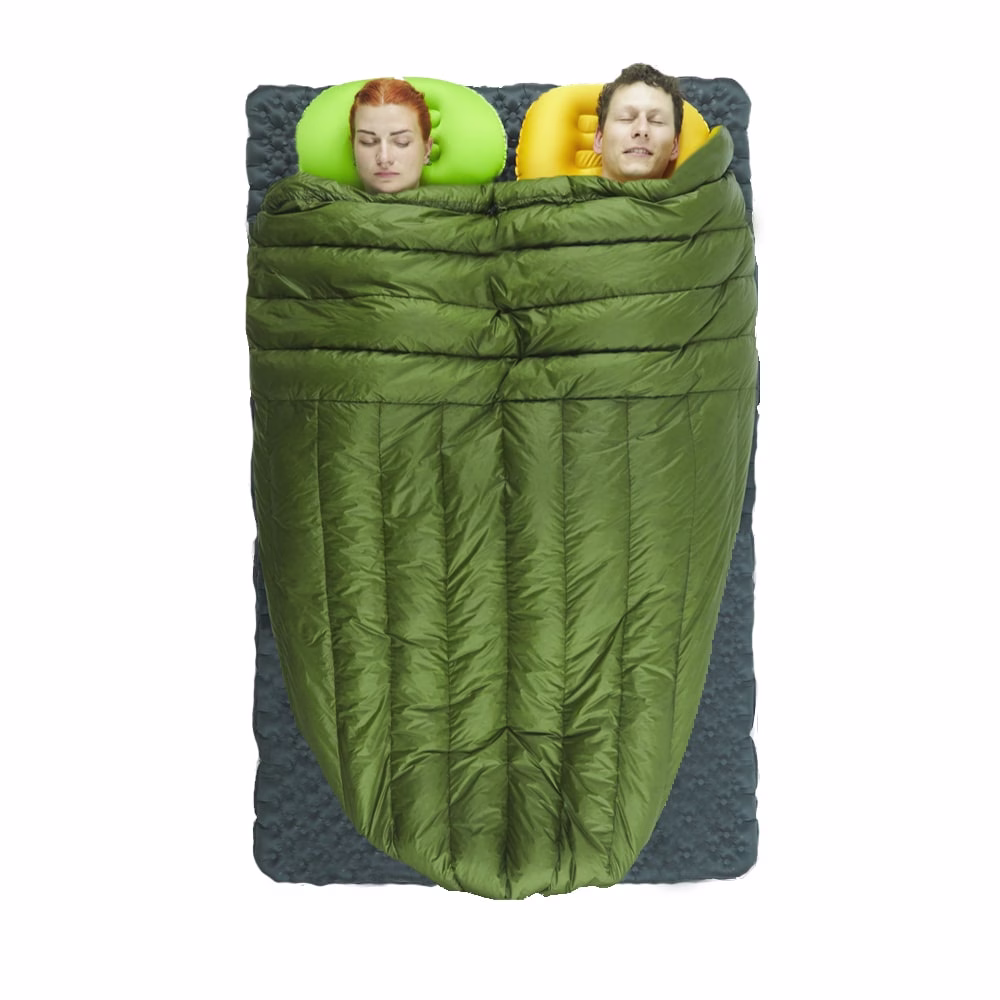 Two-person blanket quilt ROCK FRONT 450 Wide for hiking and camping - photo