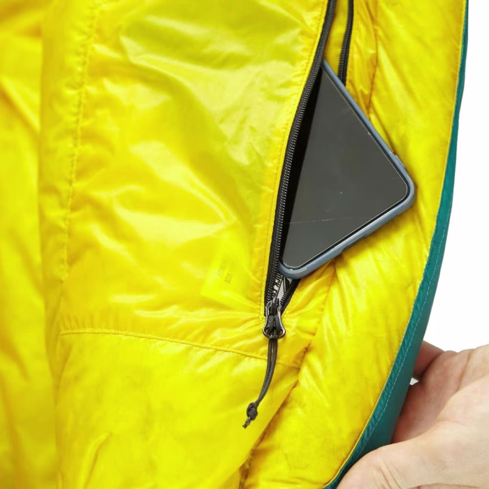 Down sleeping bag ROCK FRONT 600 with a pocket - photo