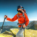 ROCK FRONR TL 3 ultralight mens windbreaker jacket for hiking terracota