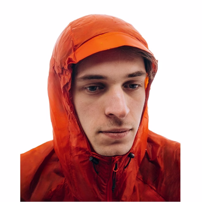 ROCK FRONT TL 3 mens windbreaker jacket with hood terracota - photo