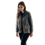 ROCK FRONT TL 3 women's windbreaker jacket for hiking - grey