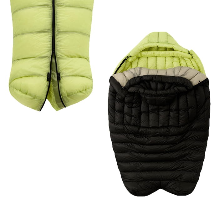 ROCK FRONT 1000 3D Ultralight, winter down sleeping bag with inside pocket