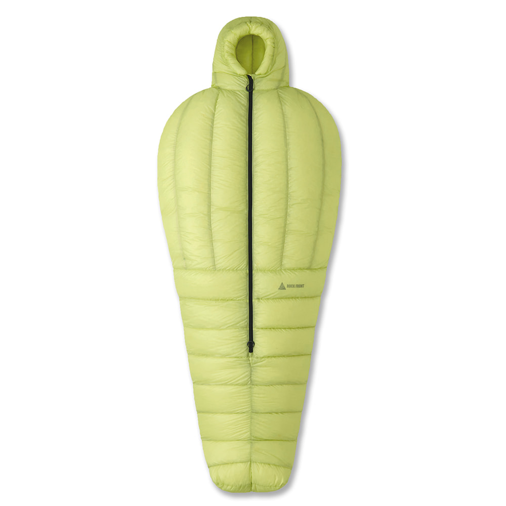 ROCK FRONT 1000 3D Ultralight, winter down sleeping bag, lemon
